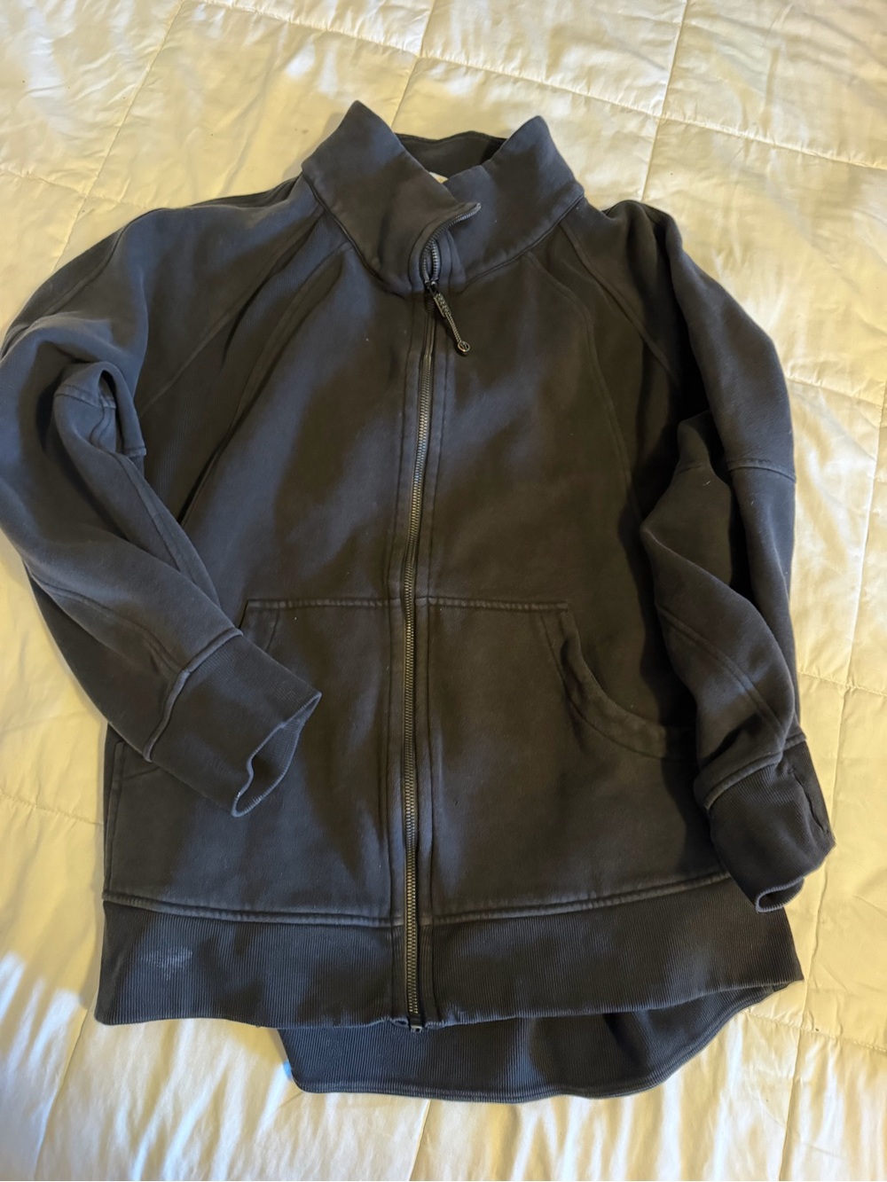 lululemon athletica Men's Dark Gray Full-Zip Shirt Jacket